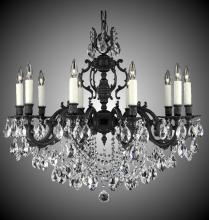  CH9578-O-04G-ST - 10 Light Rosetta Chandelier